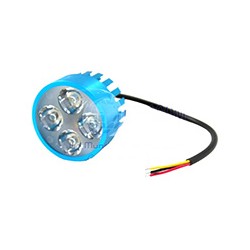 FARO LED P/MOTO CUERPO AZUL 20W