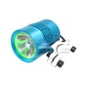 FARO LED P/MOTO CUERPO AZUL LUZ BLANCA 10W