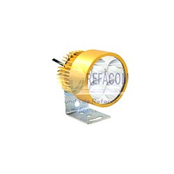 FARO LED P/MOTO CUERPO ORO 20W