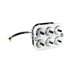 FARO LED RECTANGULAR P/MOTO DC 10-95V 30W