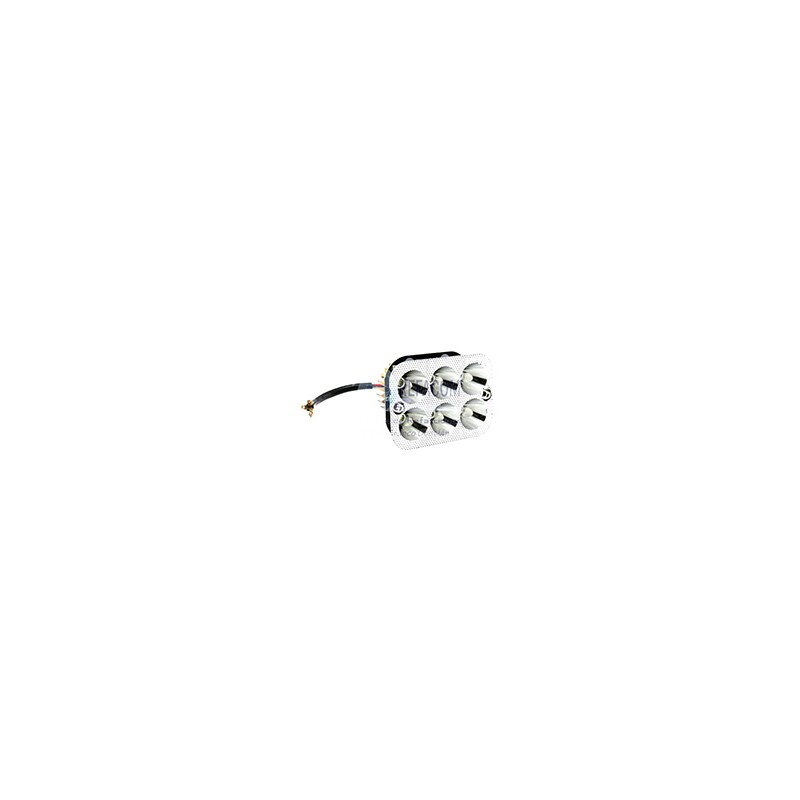 FARO LED RECTANGULAR P/MOTO DC 10-95V 30W