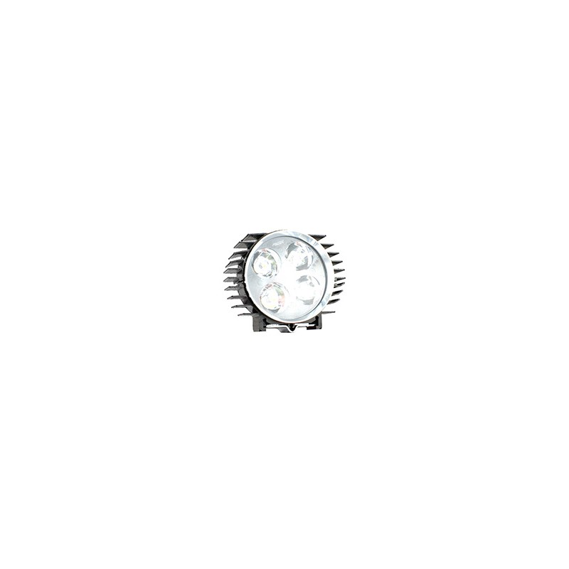 FARO LED REDONDO 22LED BLANCO 12 COLOR ESTROBO