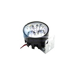FARO MOTO REDONDO 4/3W CARCASA NEGRA 5.5CM