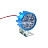 FARO MOTO REDONDO 4/3W CARCAZA AZUL 5.5CM