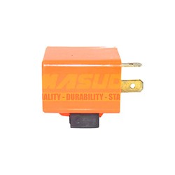 FLASH DESTELLADOR SIN SONIDO CUADRADO 12V NARANJA