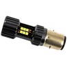 FOCO LED ALUMINIO P/MOTO BA20D 12V 10W 1500LM