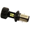FOCO LED ALUMINIO P/MOTO BA20D 12V 14W 2000LM