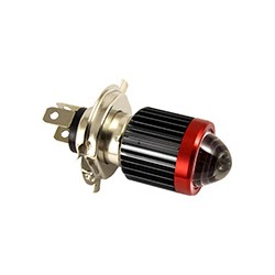 FOCO LED ALUMINIO P/MOTO BA20D 12V 15W 2000LM