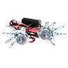 FOCO LED BRILLANTE ESTROBO PLATA