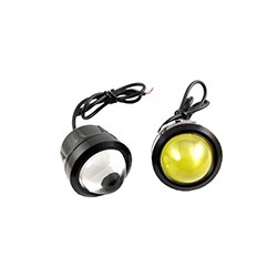 FOCO LED CASCARA NEGRA LUZ AMARILLO