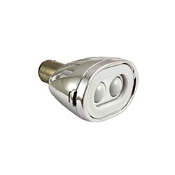 FOCO LED CASCARA PLATA LUZ AZUL-ROJO