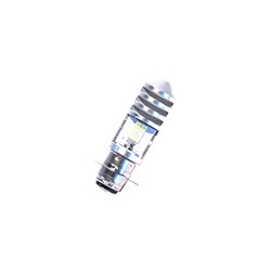 FOCO LED CASCARA PLATA LUZ BLANCO