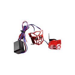 FOCO LED DRL ESTROBO ROJO