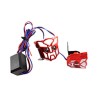 FOCO LED DRL ESTROBO ROJO