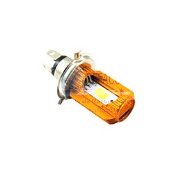 FOCO LED H4 P/MOTO AMBAR DC 10-95V 12W