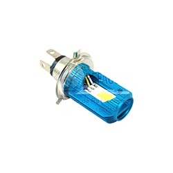 FOCO LED H4 P/MOTO AZUL DC 10-95V 12W