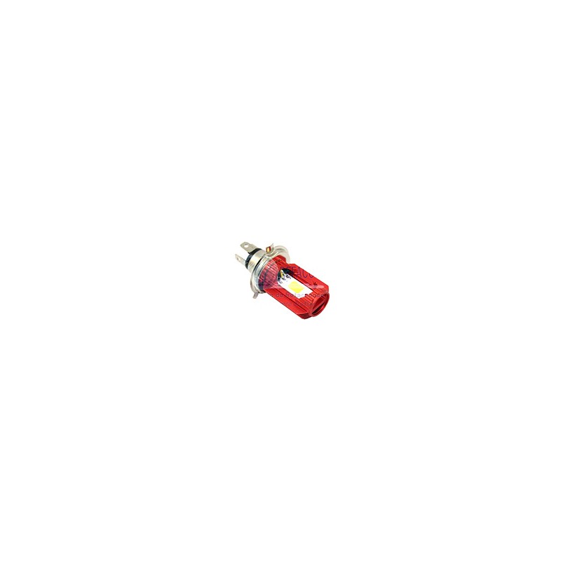 FOCO LED H4 P/MOTO ROJO DC 10-95V 12W