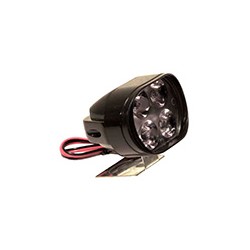 FOCO LED LUZ LEJANA/CERCANA ESTROBO CASCARA NEGRA