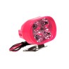 FOCO LED LUZ LEJANA/CERCANA ESTROBO CASCARA ROJA