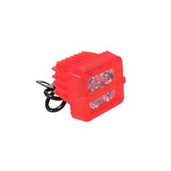FOCO LED MINI CASCARA ROJA LUZ MULTICOLOR