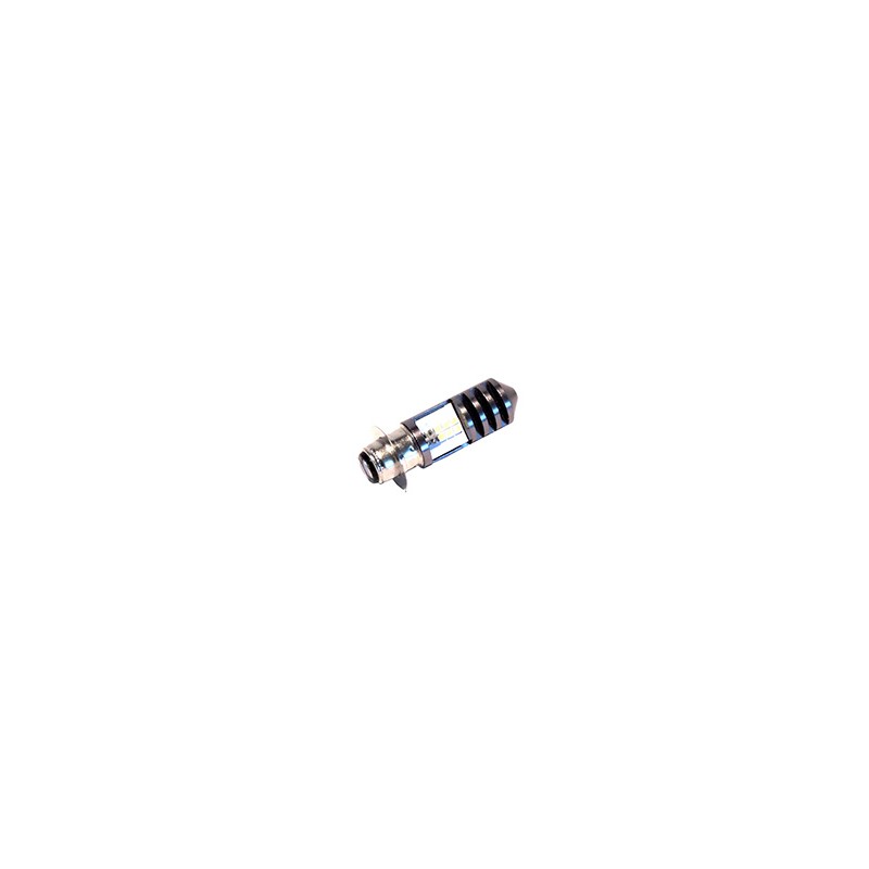 FOCO LED MOTO 2 PUNTOS CASCARA NEGRA LUZ BLANCO