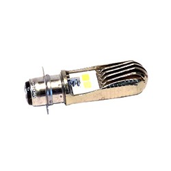 FOCO LED MOTO 2 PUNTOS CASCARA ORO LUZ BICOLOR