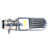FOCO LED MOTO 2 PUNTOS CASCARA PLATA LUZ BICOLOR