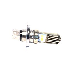 FOCO LED MOTO H4 CASCARA ORO LUZ BICOLOR