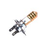 FOCO LED MOTO H4 CASCARA ORO LUZ BLANCO