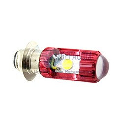 FOCO LED P/MOTO H6 ROJO DC 10-95V 12W