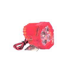 FOCO LED RGB CASCARA ROJA F