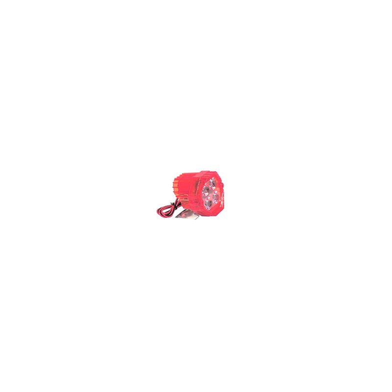 FOCO LED RGB CASCARA ROJA F