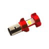 FOCO LED ROJO 12W BA20D DC10-95V