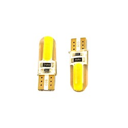 FOCO LED T10 COB CANBUS AMARILLO JGO/2PZ