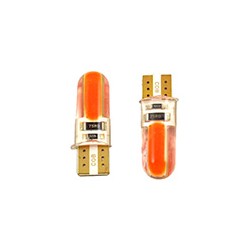 FOCO LED T10 COB CANBUS ROJO JGO/2PZ