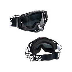GOOGLES P/MOTO DEPORTIVO NEGRO BRILLO