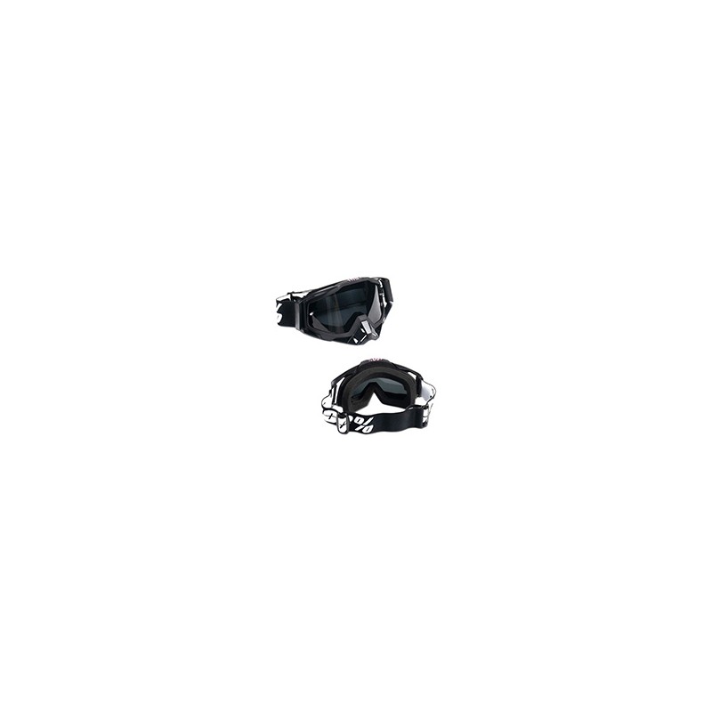 GOOGLES P/MOTO DEPORTIVO NEGRO BRILLO