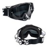 GOOGLES P/MOTO DEPORTIVO NEGRO BRILLO