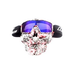 GOOGLES P/MOTO DIABLO ARMADO IR-800/181 LENTE ROJO
