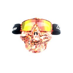 GOOGLES P/MOTO DIABLO ARMADO IR-800/189 LENTE ROJO
