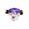 GOOGLES P/MOTO DIABLO ARMADO IR-800/191 LENTE AZUL