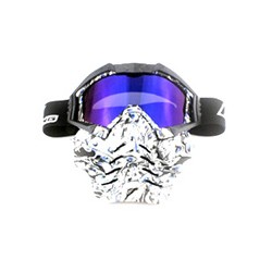 GOOGLES P/MOTO DIABLO ARMADO IR-800/72 LENTE AZUL