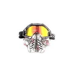 GOOGLES P/MOTO DIABLO ARMADO IR-840/81 LENTE ROJO