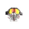GOOGLES P/MOTO DIABLO ARMADO IR-840/81 LENTE ROJO