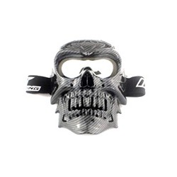 GOOGLES P/MOTO DIABLO FULL IR-850/142 LENTE PLATA
