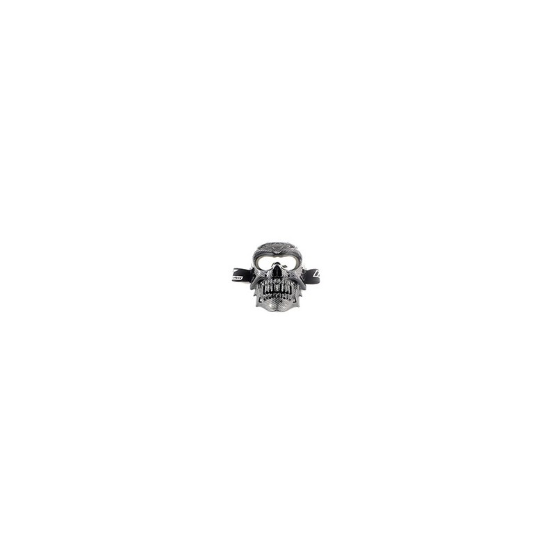 GOOGLES P/MOTO DIABLO FULL IR850 FIBRA LENTE PLATA