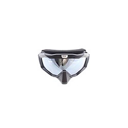GOOGLES P/MOTO PLATEADO C/MICA GRIS