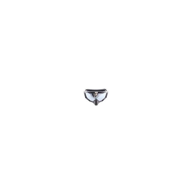 GOOGLES P/MOTO PLATEADO C/MICA GRIS
