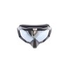 GOOGLES P/MOTO PLATEADO C/MICA GRIS