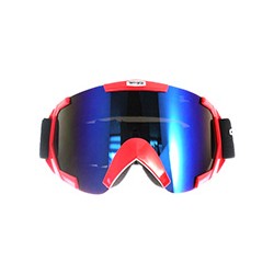 GOOGLES P/MOTO ROJO AZUL NEGRO